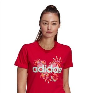 Women's adidas Farm Floral Graphic Tee